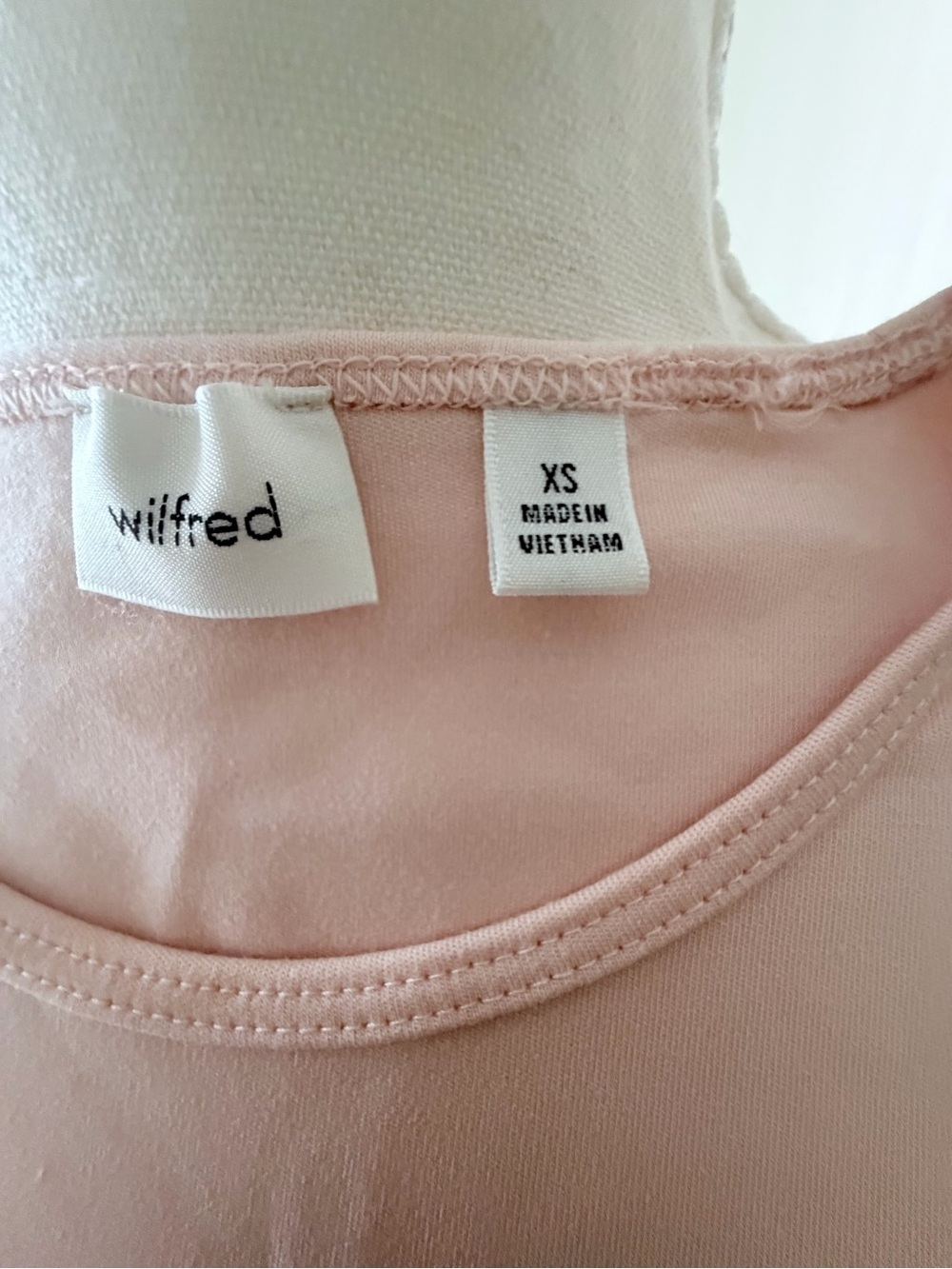 Aritzia Wilfred-Sleeveless Pink Ruffle Hem Midi Dress - Picture 10 of 11